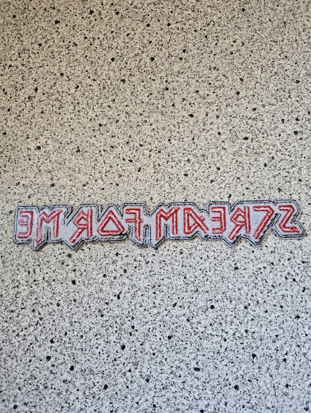 "Scream For Me" Embroidered Patch - Picture 2 of 4